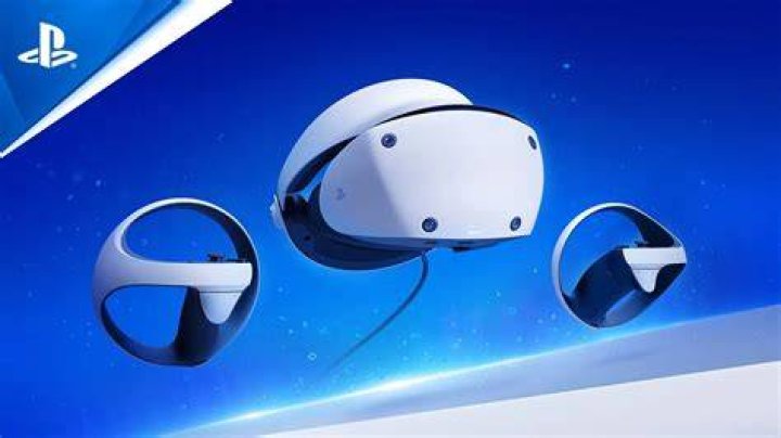 ps vr2 headset and controllers