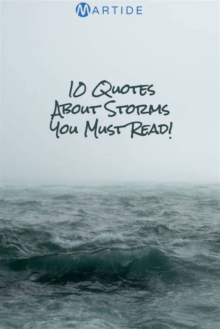 Quote 141 Stormy Weather Quotes