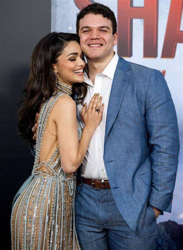 Rachel Zegler Steps Out with Boyfriend Josh Andrés Rivera at Shazam