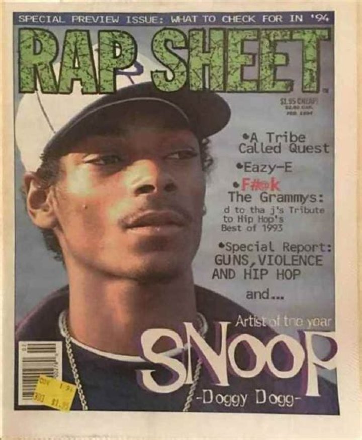 Rap Sheet Snoop Dogg (Feb1994) 118 アーティスト