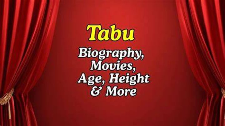 Rare facts about Tabu Tabu birthday personal details about the