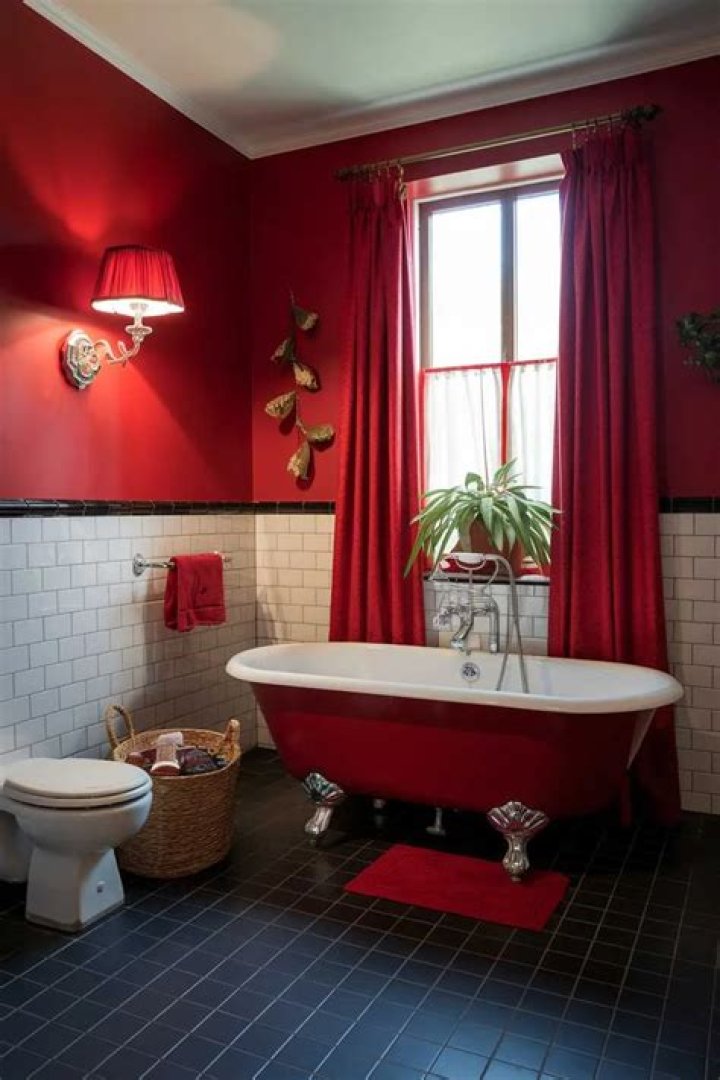 Red Bathroom Decor Pictures, Ideas & Tips From HGTV HGTV