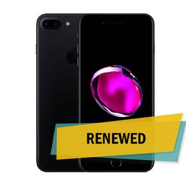 Refurbished Apple iPhone 7 Plus 128GB, Jet Black Locked AT&T
