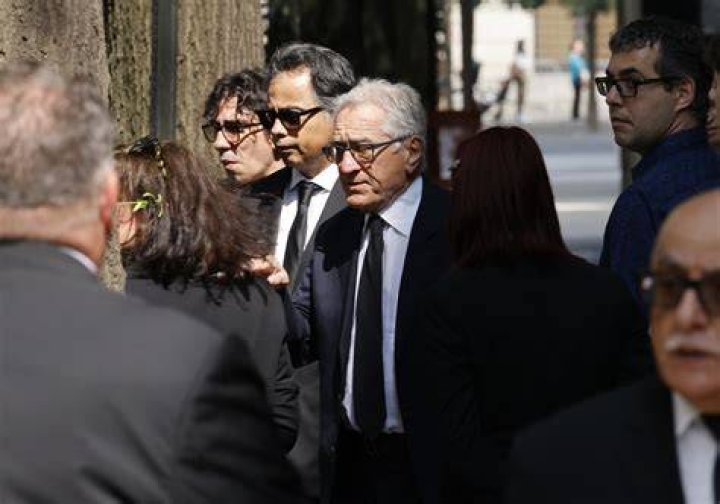 Robert De Niro looks somber ahead of grandson Leandro&rsquo;s funeral, family