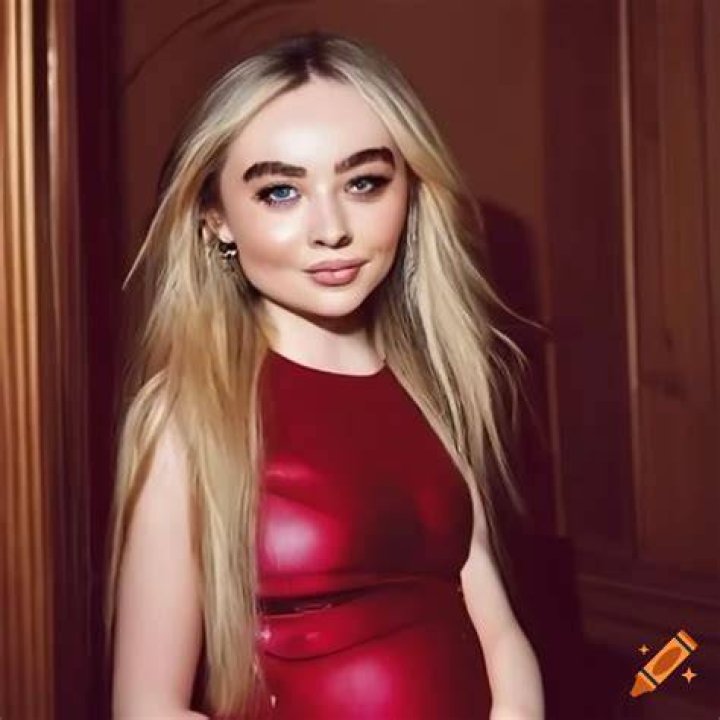 Sabrina carpenter pregnant on Craiyon