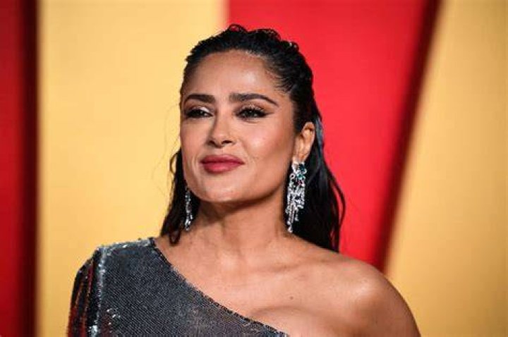 Salma Hayek Rocks the 'GQ' Men of the Year Awards in Red Gown Photos