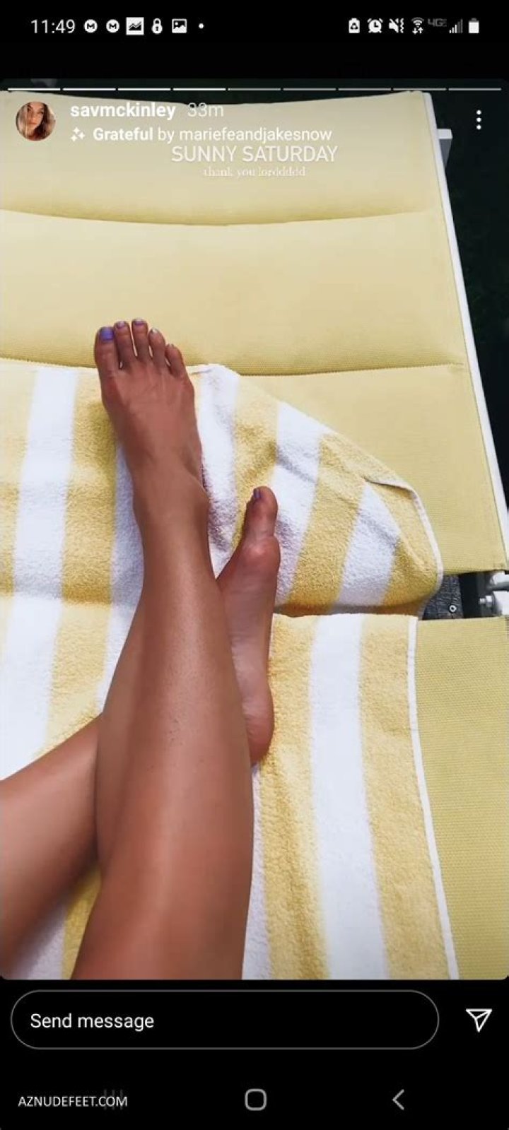 SAVANNAH MCKINLEY Feet AZNudeFeet