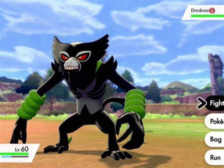 Screenshot of Legendary Zarude Pokemon Sword & Shield.