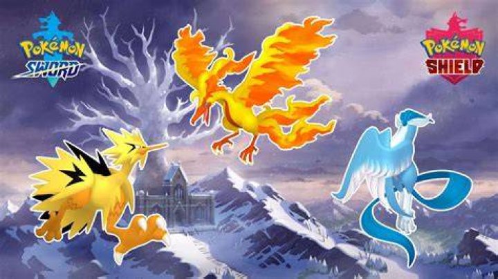 Shiny Galarian Articuno appearing in Pokemon Sword and Shield