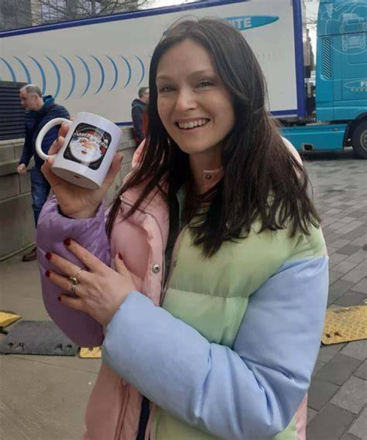 Sophie EllisBextor Singer Santa Radio Mug Shot