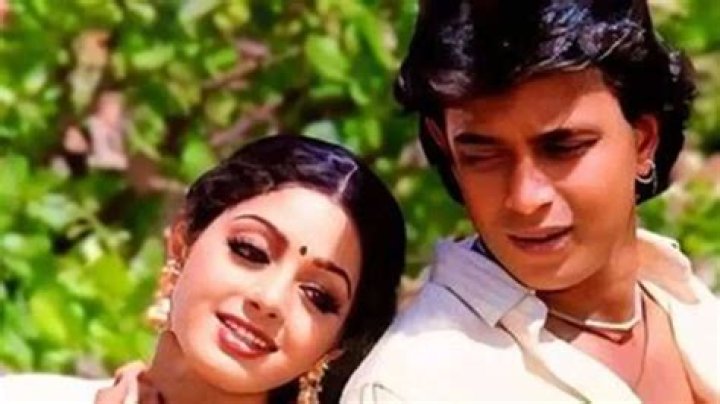Sridevi Sridevi and Mithun Chakraborty in Waqt ki Awaz (1988)
