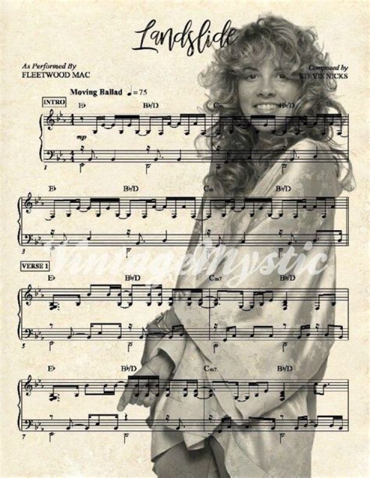 Stevie Nicks Landslide Print Stevie nicks quotes, Fleetwood mac