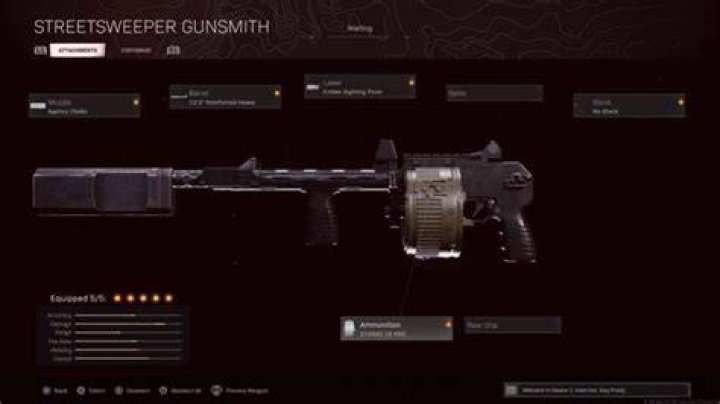 Streetsweeper Warzone Loadout Season 3