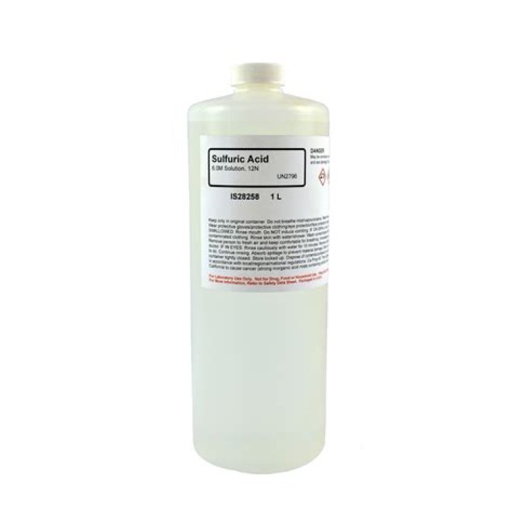Sulfuric Acid Solution, 1.0M, 500mL The Curated Chemical Collection