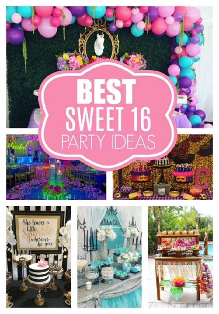 Sweet 16 Birthday Party Ideas FunSquared
