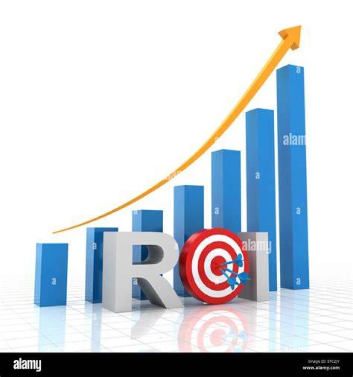Target Return On Investment, 3d Render Stock Illustration