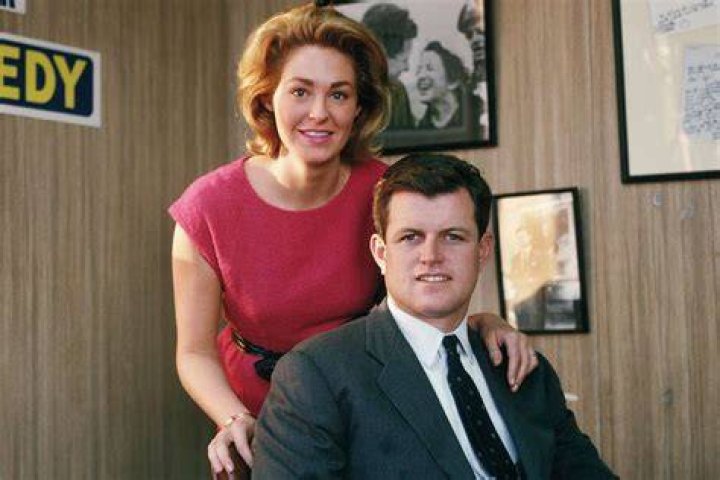 Ted Kennedy and Joan on their wedding day, New York, November