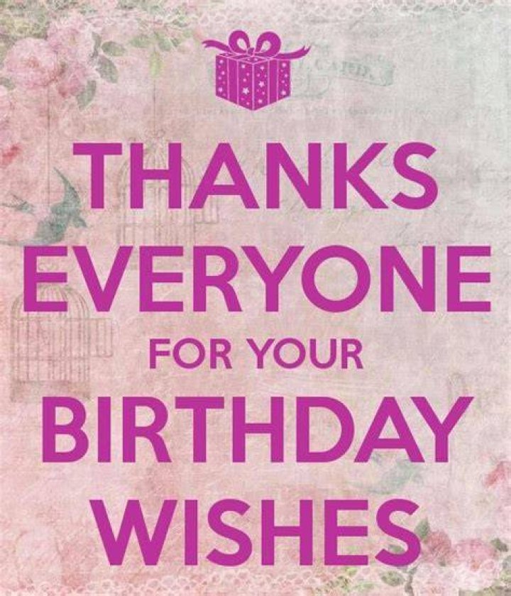 Thanks everyone for your birthday wishes Birthday wishes quotes, Best