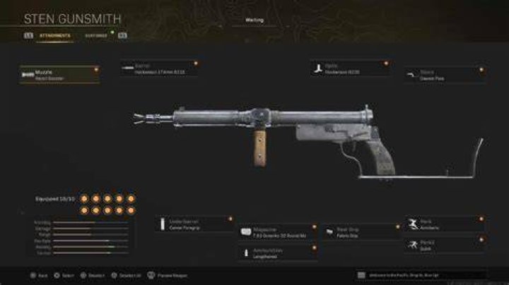 The best STEN class in Warzone