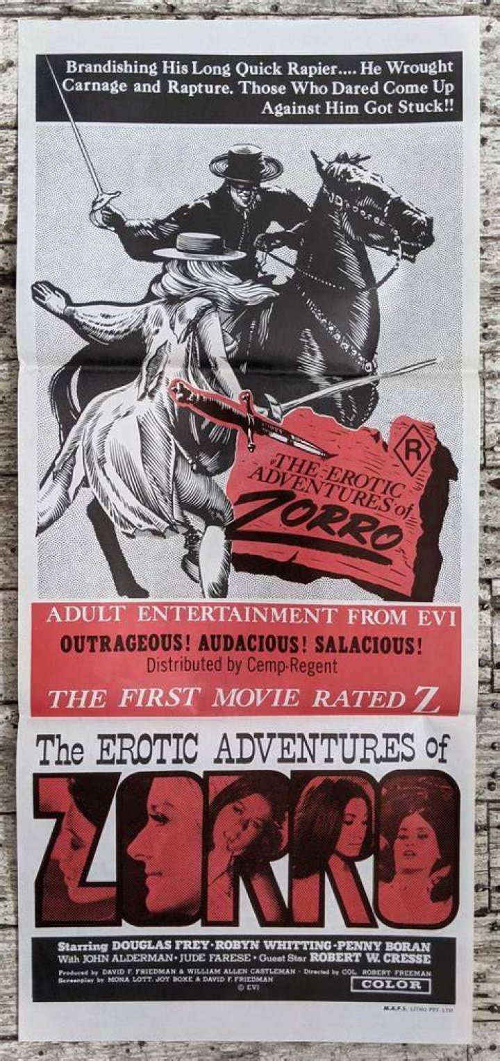 The Erotic Adventures of Zorro streaming online