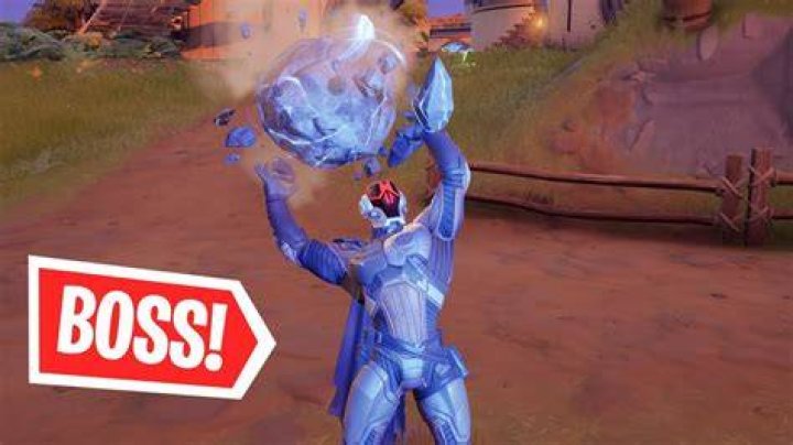 The Foundation boss on the Fortnite map