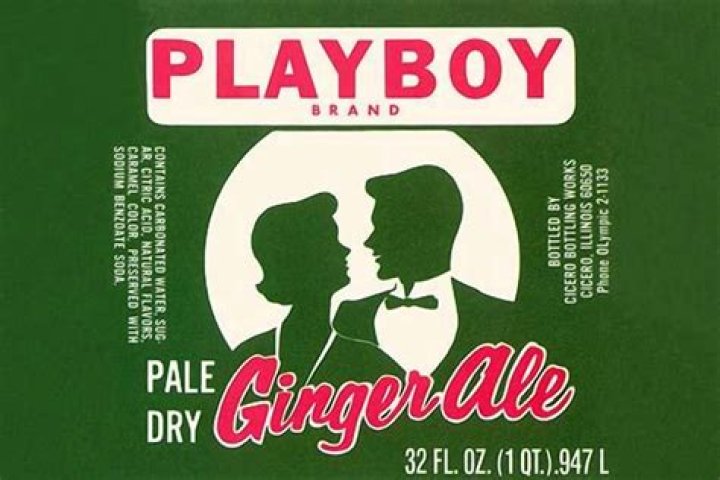 the ginger playboys poster with their names in red and white, on an