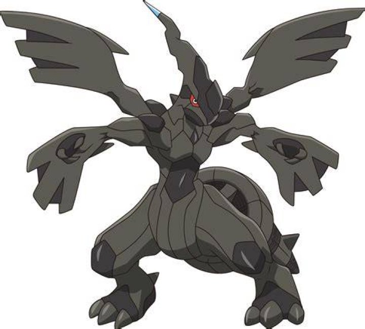 The Legendary Zekrom appearing in Pokemon Go