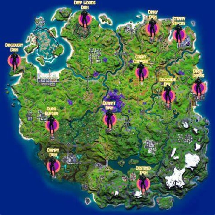 the locations of IO base compromised intel in fortnite