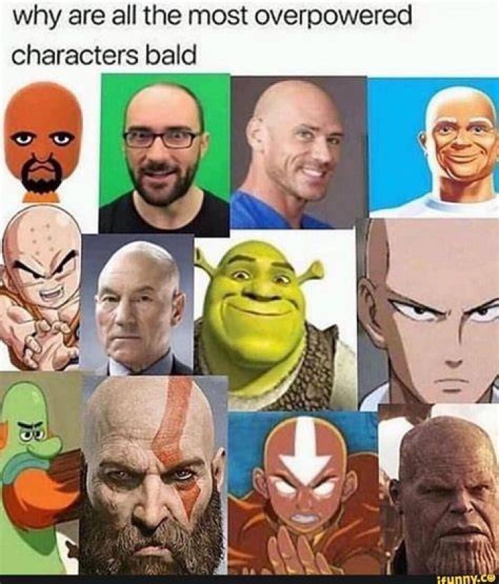 The most overpowered bald/balding characters of all time! OnePunchMan