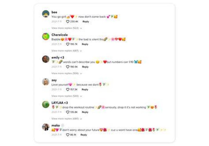 tiktok comments