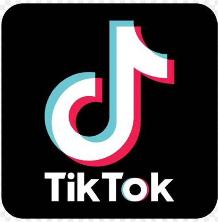 TikTok logo on dark background