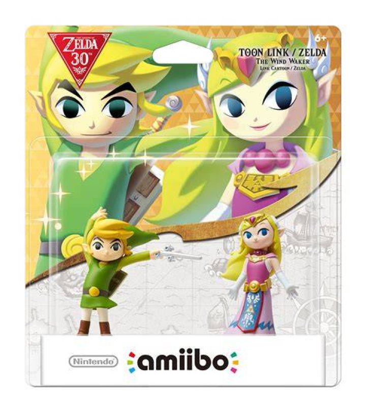 toon link and zelda amiibo