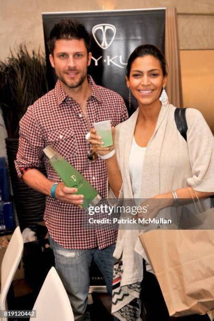 Touriya Haoud Vaughan and Jathan at The Playroom's benefit for Friends