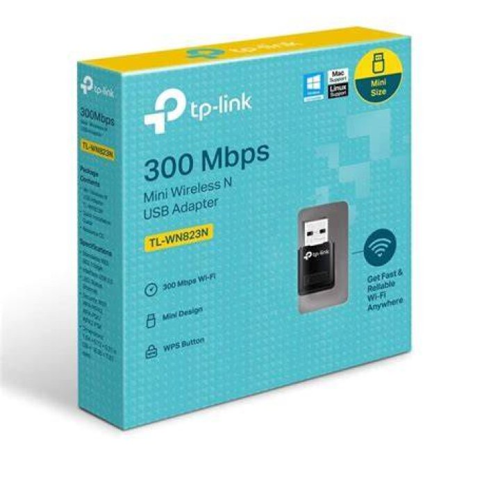 Tplink 300 Mbps Mini Wireless USB Adapter TLWN823N I.T. Megabyte