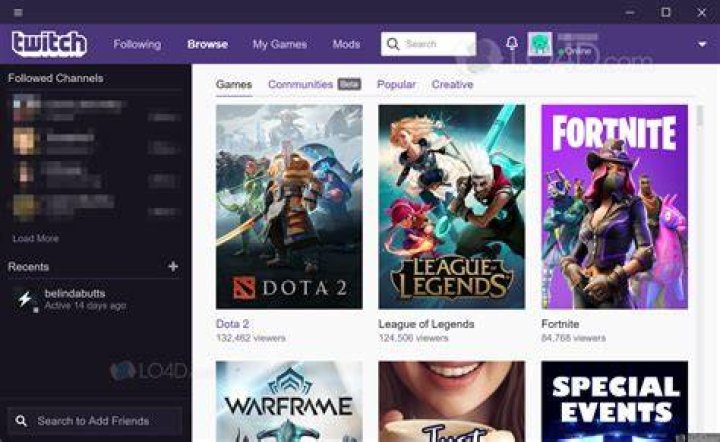 Twitch desktop app