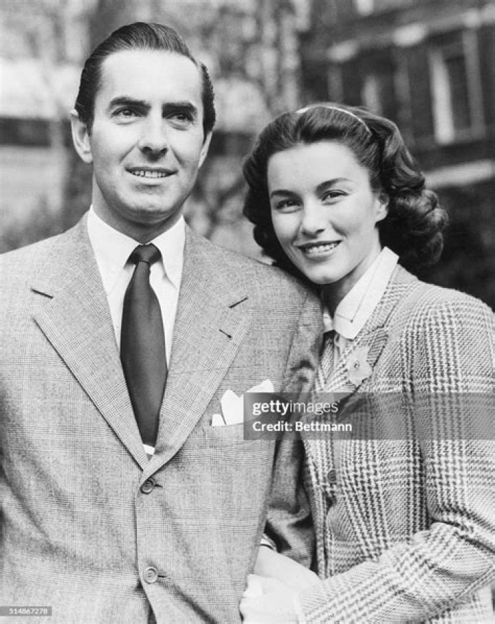 Tyrone Power and wife Linda Christian Tyrone Power Pinterest More