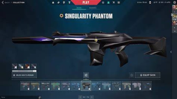 Valorant Phantom Singularity skin inspect