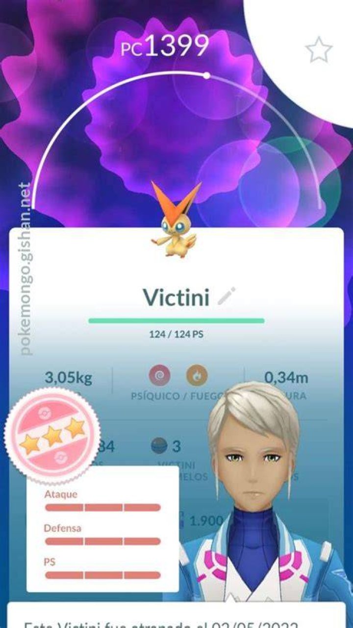 Victini Pokemon Go