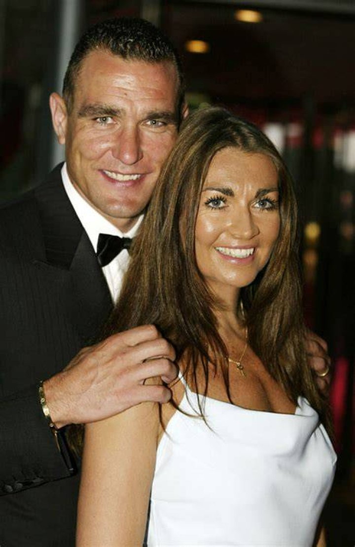 Vinnie Jones pictured with wife Tanya for first time since