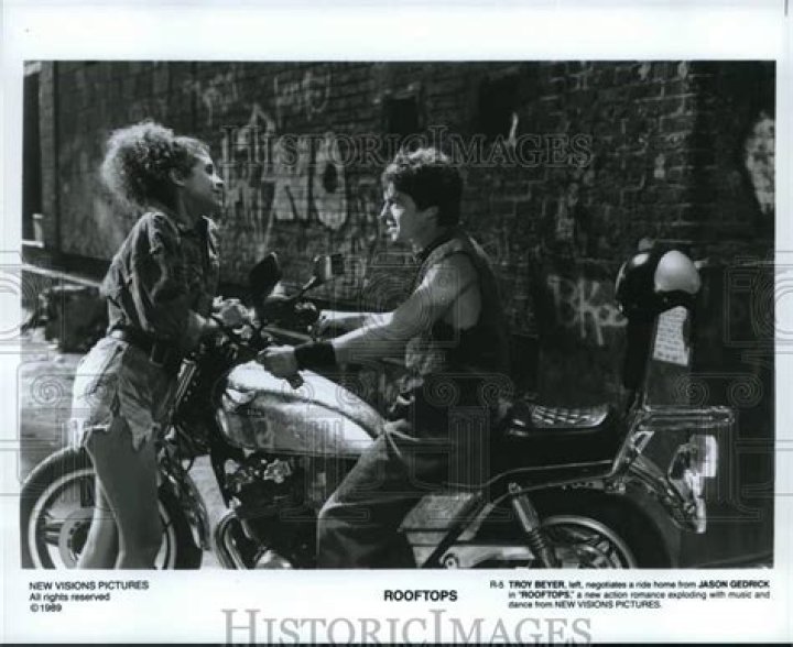 Vintage 1989 Rooftops original Jason Gedric as "T" (Gedrick) Poster
