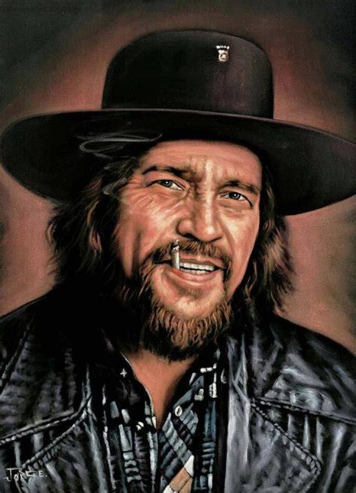Waylon Jennings Portrait by Alan Messer &mdash; Buy Signed Limited Edition Prints