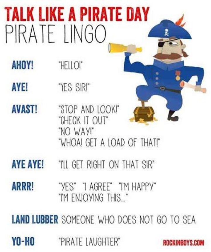 What did the pirate say on his 80th birthday? Aye matey! — Learn Funny