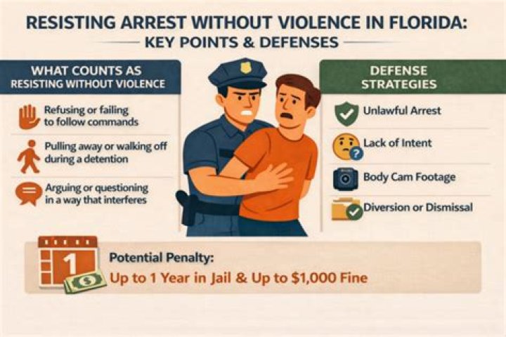 What is Resisting Arrest Without Violence in Florida? The Law Office
