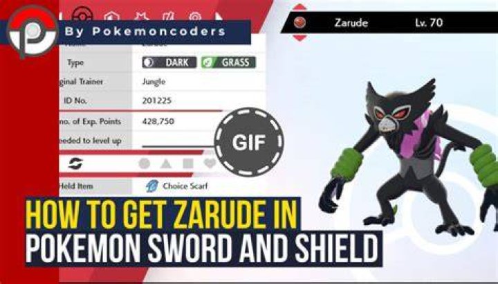 Zarude typing