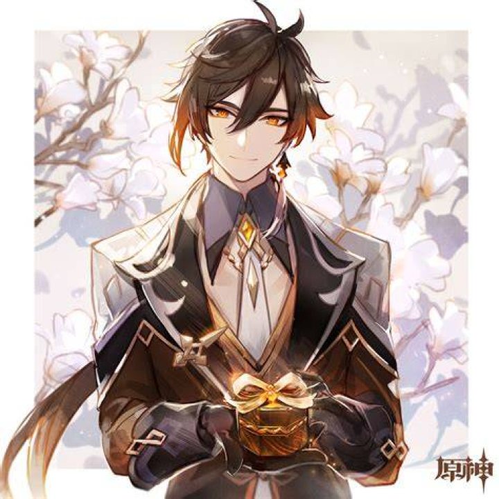 Zhongli official artwork in Genshin Impact