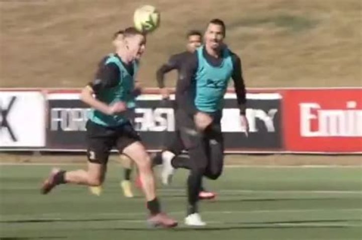 Zlatan Ibrahimovic, 41, trains with son, 16, and proves 'football runs