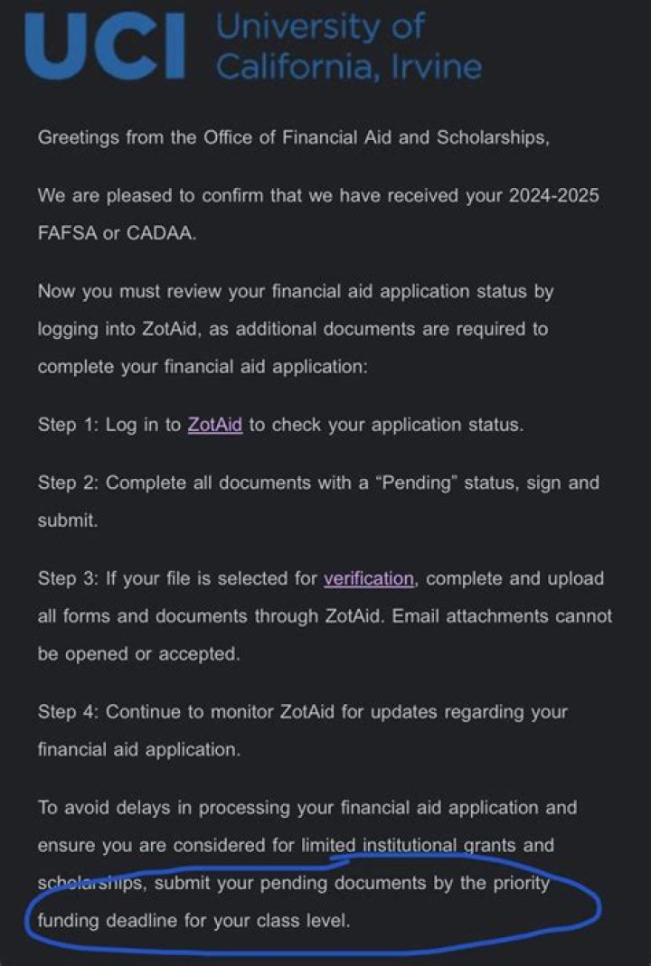 ZotAid Help r/UCI
